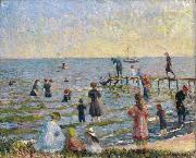 William Glackens Bathing at Bellport, Long Island Germany oil painting artist